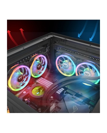 Thermaltake Swafan 12 RGB Fan, TT Premium 3 pack, 120 mm, exchangeable fan blades nr 1