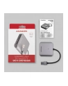 axagon Zewnętrzny czytnik kart CRE-S3, USB-A 3. 2 GEN 1, 3-slot lun SD/microSD/CF, obsługa UHS-II - nr 10