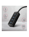axagon Hub 4-portowy Mini metalowy USB 3.2 Gen 1 HUE-M1AL, 1.2m USB-A kabel - nr 22