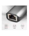 axagon Karta sieciowa 2.5 Gigabit Ethernet AD-E-25RC USB-C 3.2 Gen 1 - Realtek 8156, automatyczna instalacja, szara - nr 3