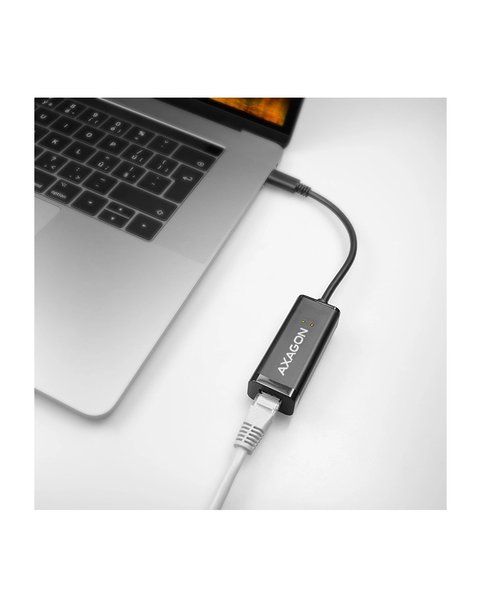 axagon Karta sieciowa Gigabit Ethernet adapter AD-E-SRC, USB-C 3.2 Gen 1, instalacja automatyczna główny
