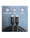 axagon Kabel (USB-C - USB-C) BUCM32-CM10A 3.2 Gen 2, 1m, PD 100W, 5A, 4K HD, ALU, oplot, czarny - nr 16
