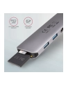 axagon Wieloportowy hub HMC-5 2x USB-A, HDMI, SD/microSD, USB 3.2 Gen 1, PD 100W, 20cm USB-C kabel - nr 5