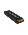 axagon Chłodnica do dysku aluminiowa pasywna M.2 2280 SSD, silikonowe podkładki termiczne, CLR-M2, wysokość 12mm - nr 22