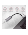 axagon Karta sieciowa Gigabit Ethernet adapter AD-E-TRC, USB-C 3.2 Gen 1, instalacja automatyczna, metal, titan grey - nr 13