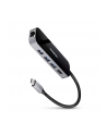 axagon Karta sieciowa HMC-6GL 3x USB-A, HDMI, RJ-45, USB 3.2 Gen 1 hub, PD 100W 20cm USB-C kabel - nr 38
