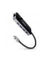 axagon Karta sieciowa HMC-6GL 3x USB-A, HDMI, RJ-45, USB 3.2 Gen 1 hub, PD 100W 20cm USB-C kabel - nr 40