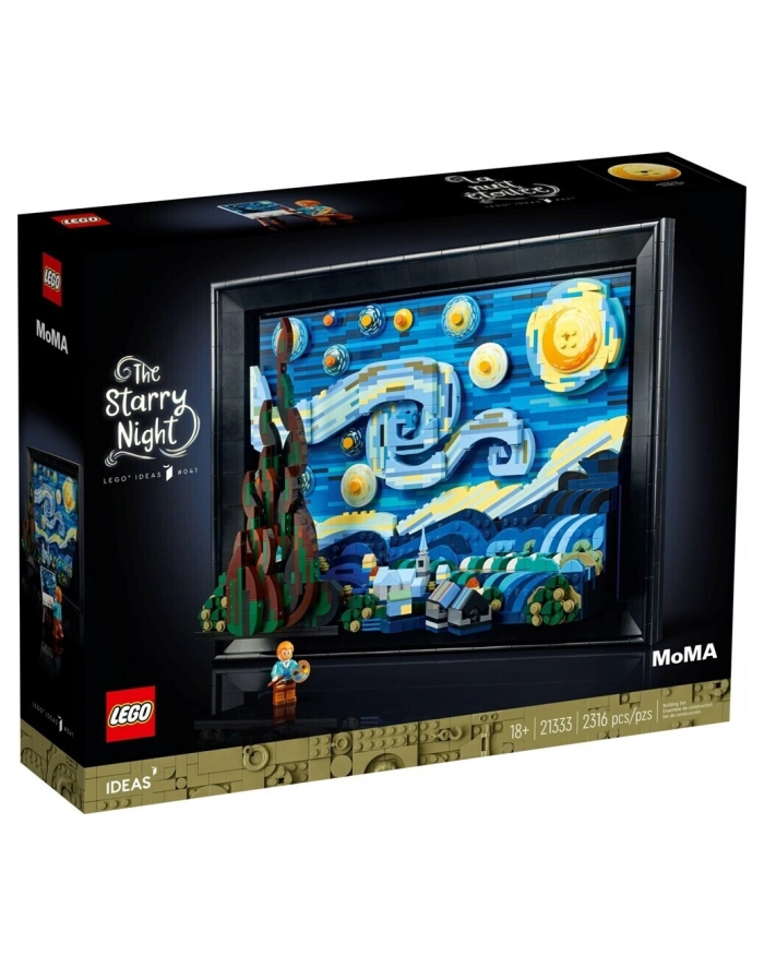 LEGO 21333 Ideas Vincent van Gogh - Starry Night Construction Toy (3D Replica of Van Goghs Masterpiece) główny