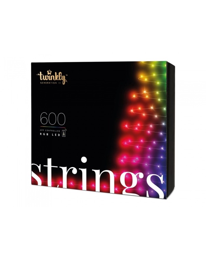 twinkly Inteligentne lampki choinkowe Strings 600 LED RGB Łańcuch główny