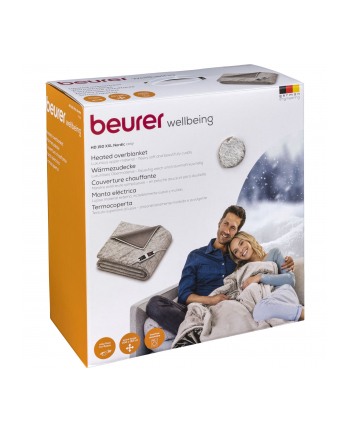 Beurer XXL Heat blanket HD 150 Nordic, electric blanket (grey, 150 x 200 cm)