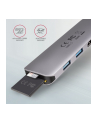 axagon Wieloportowy hub HMC-5 2x USB-A, HDMI, SD/microSD, USB 3.2 Gen 1, PD 100W, 20cm USB-C kabel - nr 8