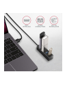 axagon Hub 4-portowy Mini metalowy USB 3.2 Gen 1 HUE-M1AL, 1.2m USB-A kabel - nr 19