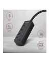 axagon Hub 4-portowy Mini metalowy USB 3.2 Gen 1 HUE-M1AL, 1.2m USB-A kabel - nr 5