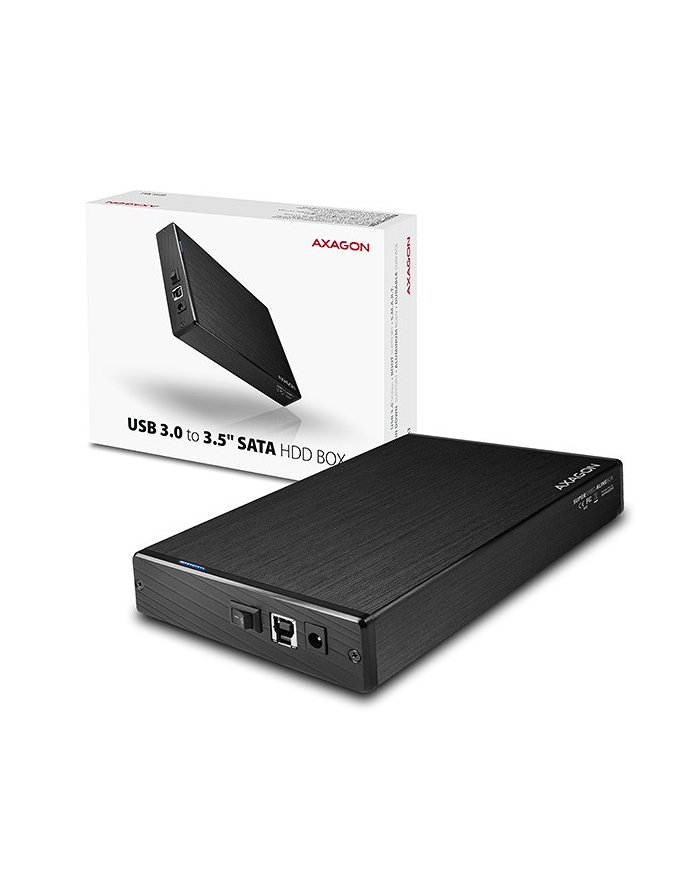 axagon Obudowa zewnętrzna aluminiowa EE35-XA3, USB 3.2 Gen 1 SATA 3.5cali główny