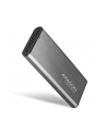 axagon Obudowa zewnętrzna, aluminiowa, bezśrubowa, EEM2-SG2, USB-C 3.2 Gen 2 - M.2 NVMe ' SATA SSD - nr 27