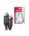 axagon Kabel (USB-C - USB-C) BUCM32-CM10A 3.2 Gen 2, 1m, PD 100W, 5A, 4K HD, ALU, oplot, czarny - nr 19