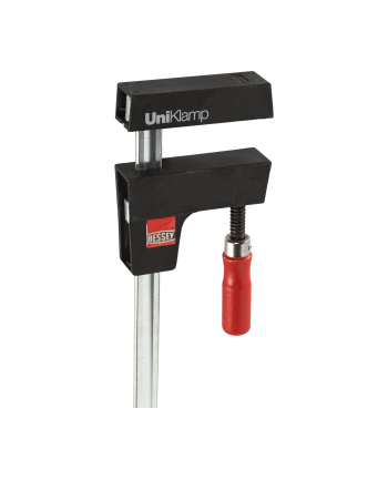 BESSEY light body clamp UniKlamp UK60 (Kolor: CZARNY/red, 600 / 80)