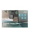digitus Ładowarka sieciowa zasilacz 1x USB-C PD 3.0 max. 65W zintegrowany kabel 1,2m Czarna - nr 30