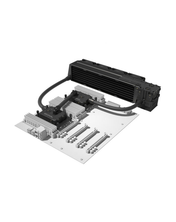 Alphacool ES Reservoir 2U - DDC version, expansion tank (Kolor: CZARNY, pump compatibility: for DC-LT) główny