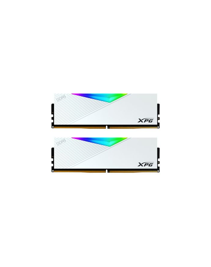 ADATA DDR5 32GB - 6000 - CL - 40 - Dual-Kit - DIMM - AX5U6000C4016G-DCLARWH - XPG LANCER RGB - Kolor: BIAŁY główny