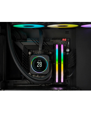 Corsair DDR5 32GB 6000 - CL - 40 - Dual-Kit - DIMM - CMH32GX5M2B6000C40, Vengeance RGB, Kolor: CZARNY
