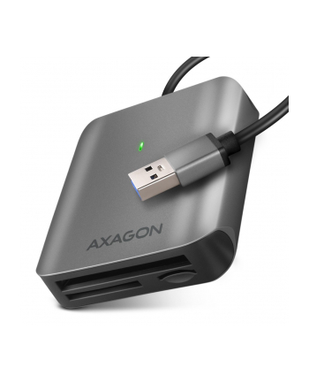 axagon Zewnętrzny czytnik kart CRE-S3, USB-A 3. 2 GEN 1, 3-slot lun SD/microSD/CF, obsługa UHS-II