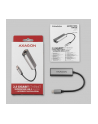 axagon Karta sieciowa 2.5 Gigabit Ethernet AD-E-25RC USB-C 3.2 Gen 1 - Realtek 8156, automatyczna instalacja, szara - nr 3