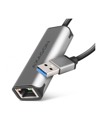 axagon Karta sieciowa 2.5 Gigabit Ethernet, Realtek 8156 AD-E-25R USB-A 3.2 Gen 1, automatyczna instalacja, szara