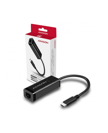 axagon Karta sieciowa Gigabit Ethernet adapter AD-E-SRC, USB-C 3.2 Gen 1, instalacja automatyczna