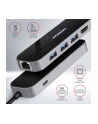 axagon Karta sieciowa HMC-6GL 3x USB-A, HDMI, RJ-45, USB 3.2 Gen 1 hub, PD 100W 20cm USB-C kabel - nr 24