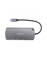 axagon Karta sieciowa HMC-6M2 USB-C 3.2 Gen 1 hub w. M.2 SATA + HDMI + GLAN + 2x USB-A + PD 100W - nr 2