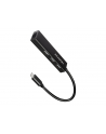 axagon Karta sieciowa, hub metalowy HMC-GL3A 3x USB-A + GLAN, USB 3.2 Gen 1, 20 cm USB-C kabel - nr 22
