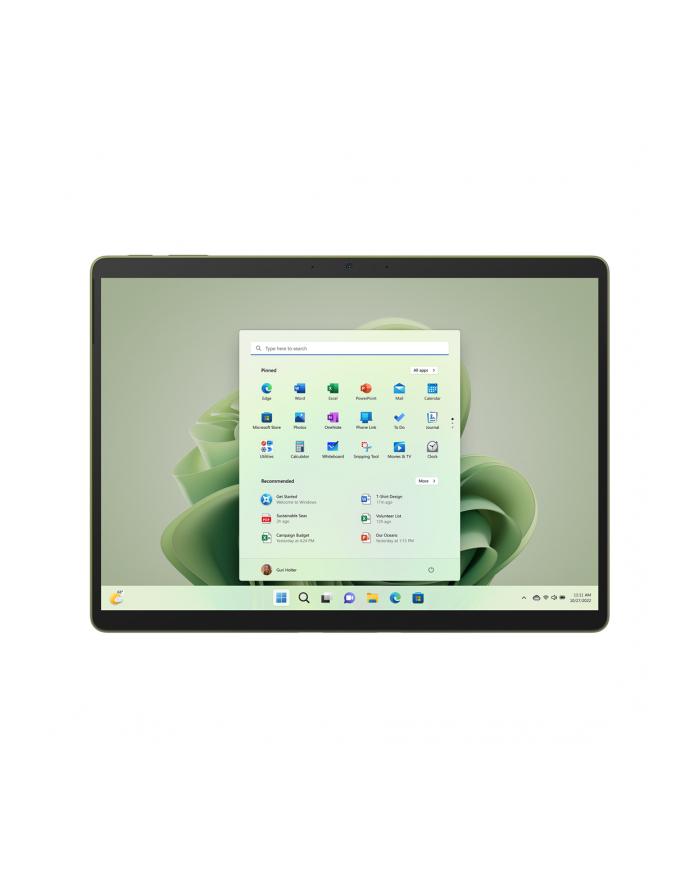 Microsoft Surface Pro 9 i5/8GB/256GB/Win11 Zielony główny