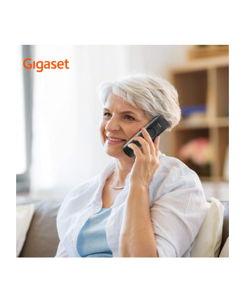 Gigaset E290, analogue telephone (Kolor: CZARNY)