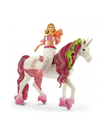 Schleich Bayala Mermaid Feya on underwater unicorn, toy figure