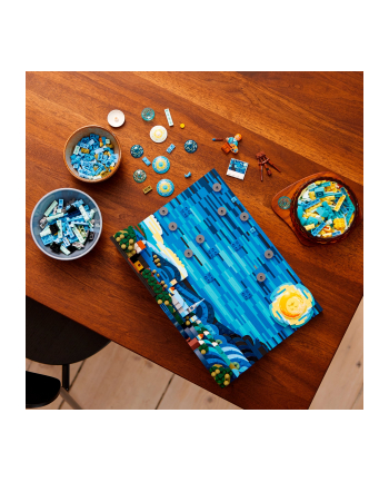 LEGO 21333 Ideas Vincent van Gogh - Starry Night Construction Toy (3D Replica of Van Goghs Masterpiece)