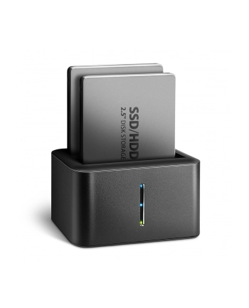 axagon MINI stacja dokująca ADSA-D25, USB 3.2 Gen 1 - 2x SATA 6G 2.5' SSD/HDD CLONE nr 1