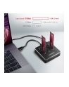 axagon Stacja dokująca ADSA-M2C, USB-C 3.2 Gen 2 - 2x M.2 NVMe SSD CLONE MASTER - nr 8