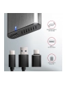 axagon Obudowa zewnętrzna, aluminiowa, bezśrubowa, EEM2-SG2, USB-C 3.2 Gen 2 - M.2 NVMe ' SATA SSD - nr 10