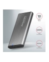 axagon Obudowa zewnętrzna, aluminiowa, bezśrubowa, EEM2-SG2, USB-C 3.2 Gen 2 - M.2 NVMe ' SATA SSD - nr 6