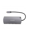 axagon Karta sieciowa HMC-6M2 USB-C 3.2 Gen 1 hub w. M.2 SATA + HDMI + GLAN + 2x USB-A + PD 100W - nr 8