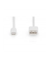 digitus Kabel do transmisji danych/ładowania USB A/Lightning MFI 2m Biały - nr 10