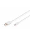 digitus Kabel do transmisji danych/ładowania USB A/Lightning MFI 2m Biały - nr 19