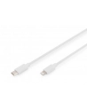digitus Kabel do transmisji danych/ładowania USB A/Lightning MFI 2m Biały - nr 21