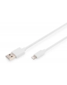 digitus Kabel do transmisji danych/ładowania USB A/Lightning MFI 2m Biały - nr 6