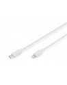 digitus Kabel do transmisji danych/ładowania USB C/Lightning MFI 2m Biały - nr 10