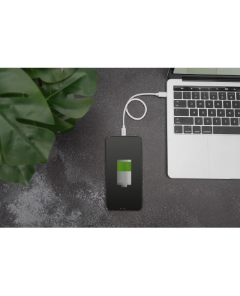 digitus Kabel do transmisji danych/ładowania USB C/Lightning MFI 2m Biały