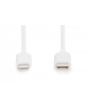 digitus Kabel do transmisji danych/ładowania USB C/Lightning MFI 2m Biały - nr 12