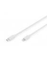 digitus Kabel do transmisji danych/ładowania USB C/Lightning MFI 2m Biały - nr 9