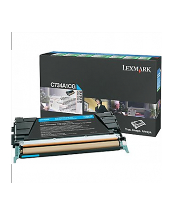 Toner Optra C73x/X73x Cyan 6K C734A1CG